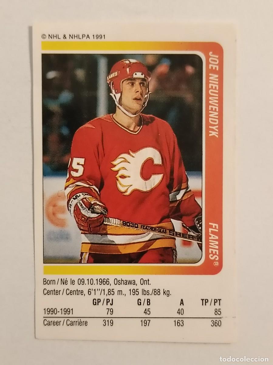 Coleccionismo deportivo: #53 JOE NIEUWENDYK (CALGARY FLAMES) HOCKEY HIELO NHL 91/92 PANINI