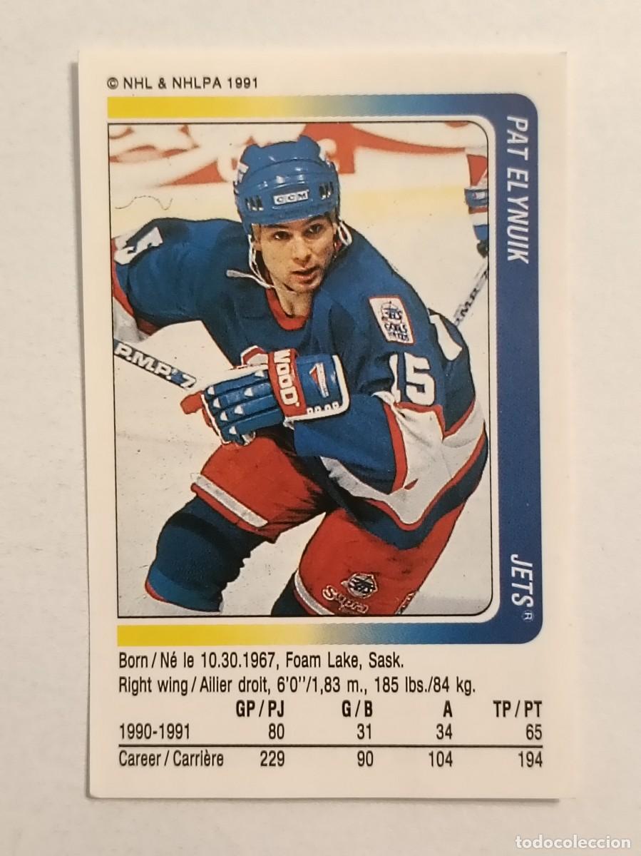 Coleccionismo deportivo: #66 PAT ELYNUIK (WINNIPEG JETS) HOCKEY HIELO NHL 91/92 PANINI