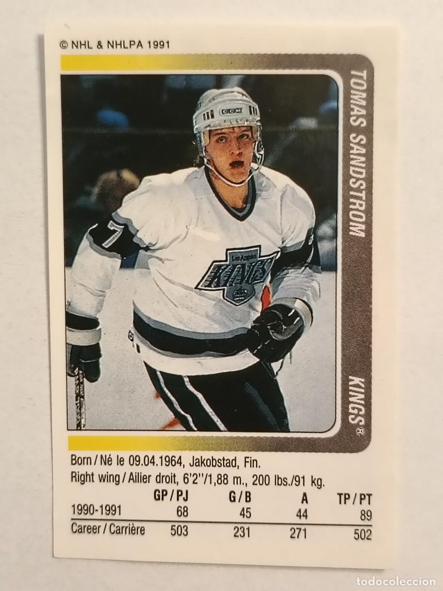 Coleccionismo deportivo: #79 TOMAS SANDSTROM (LOS ANGELES KINGS) HOCKEY HIELO NHL 91/92 PANINI