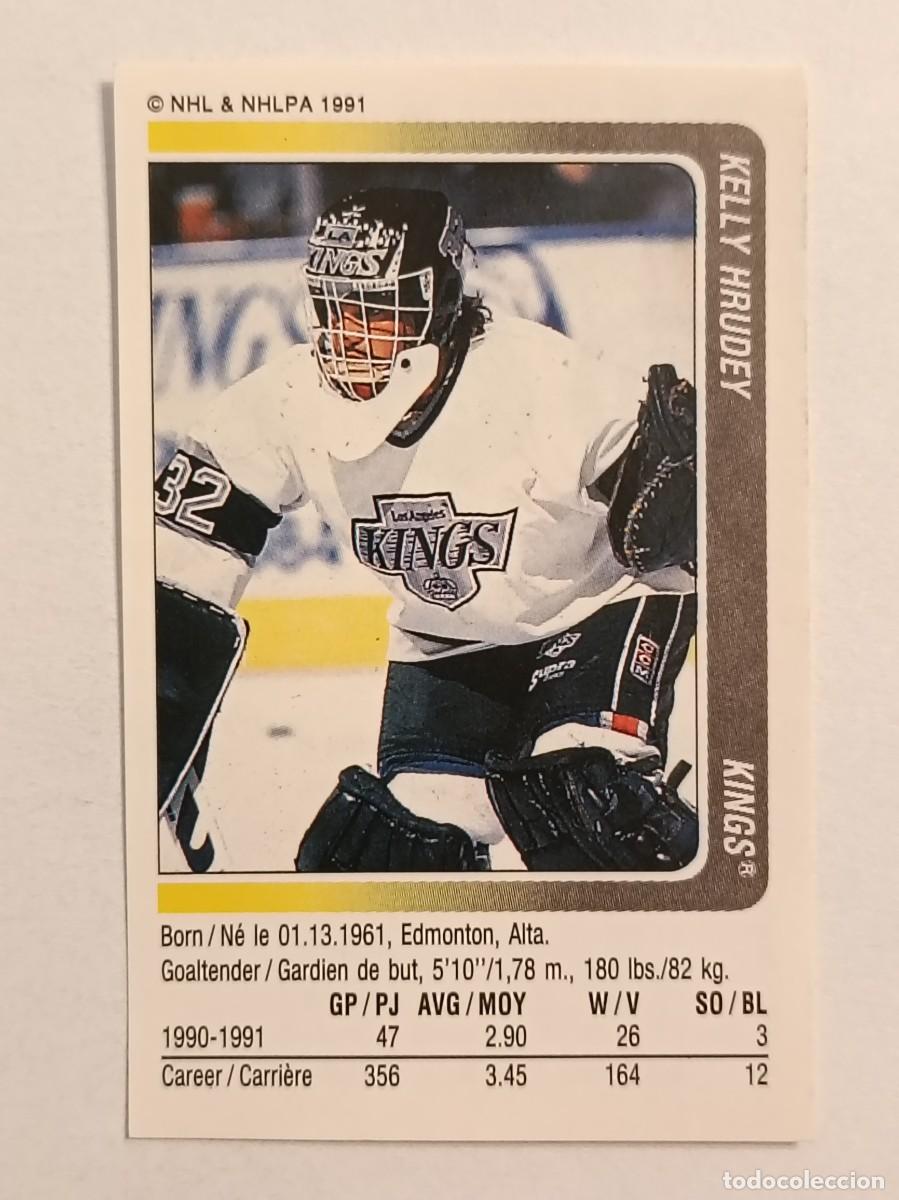 Coleccionismo deportivo: #81 KELLY HRUDEY (LOS ANGELES KINGS) HOCKEY HIELO NHL 91/92 PANINI