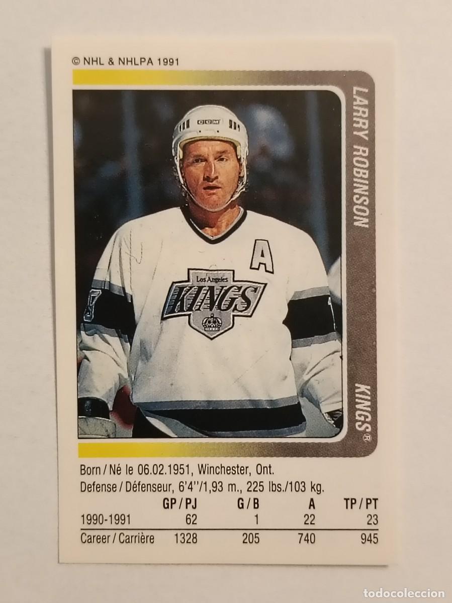Coleccionismo deportivo: #82 LARRY ROBINSON (LOS ANGELES KINGS) HOCKEY HIELO NHL 91/92 PANINI