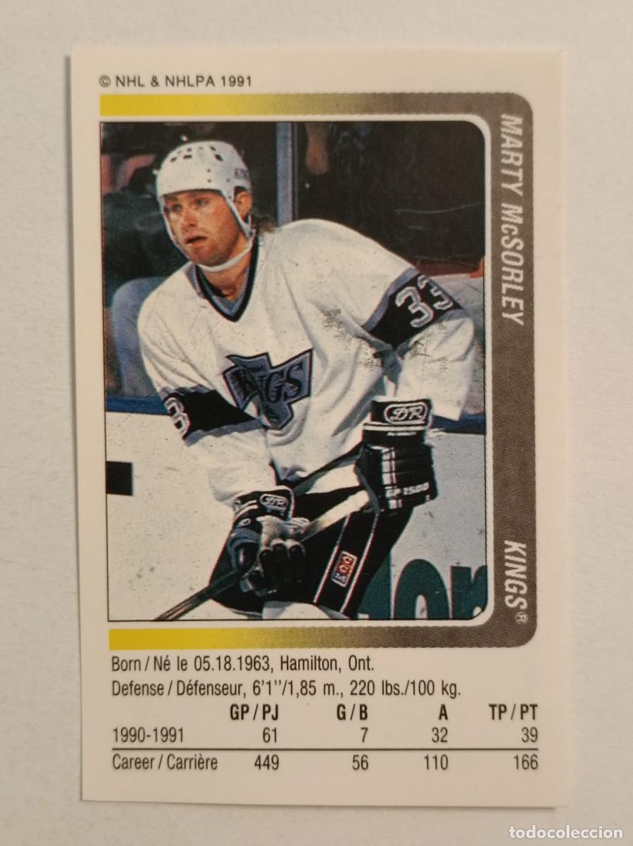Coleccionismo deportivo: #84 MARTY MCSORLEY (LOS ANGELES KINGS) HOCKEY HIELO NHL 91/92 PANINI