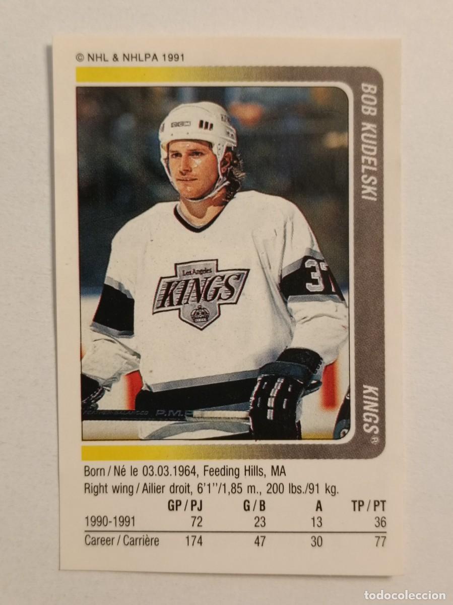 Coleccionismo deportivo: #87 BOB KUDELSKI (LOS ANGELES KINGS) HOCKEY HIELO NHL 91/92 PANINI