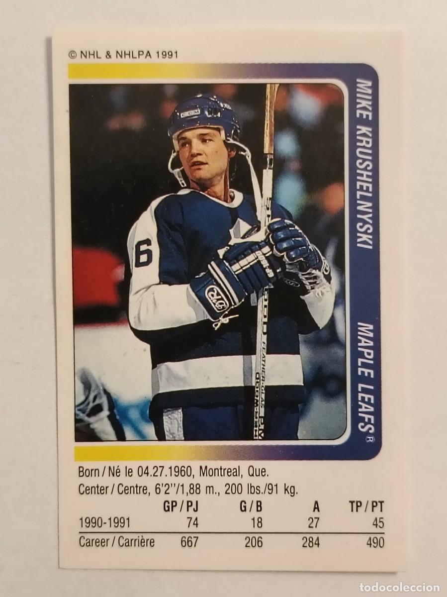 Coleccionismo deportivo: #97 MIKE KRUSHELNYSKI (TORONTO MAPLE LEAFS) HOCKEY HIELO NHL 91/92 PANINI