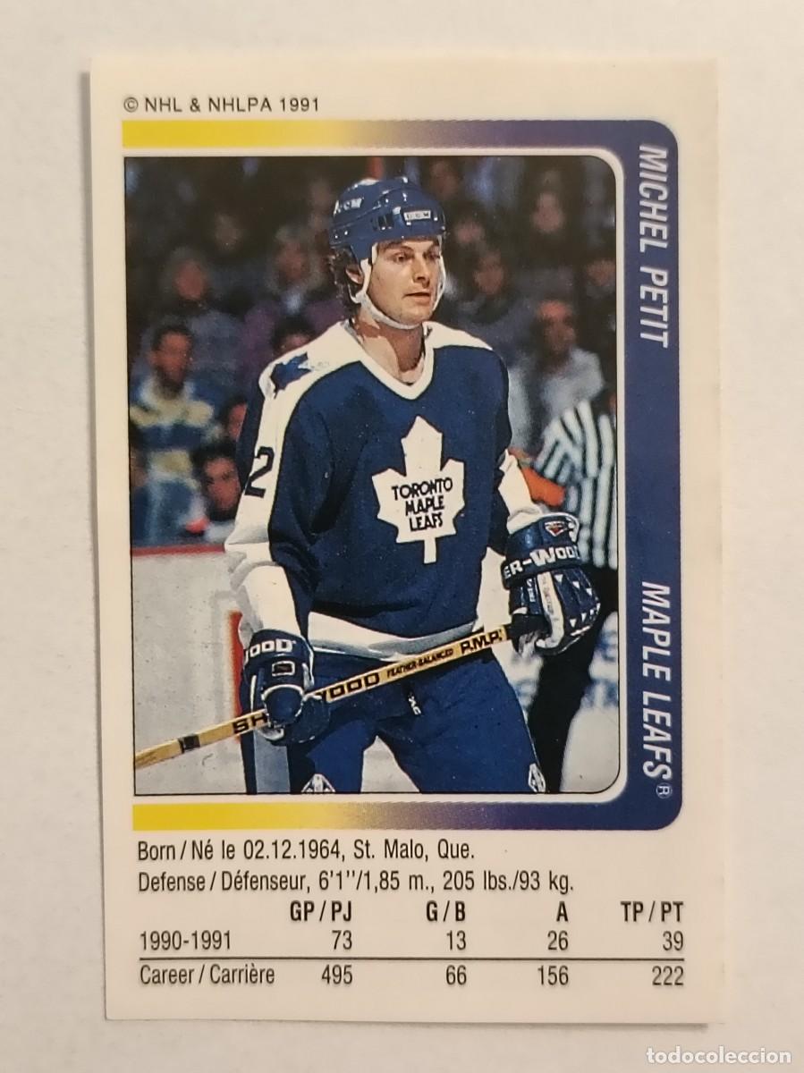 Coleccionismo deportivo: #98 MICHEL PETIT (TORONTO MAPLE LEAFS) HOCKEY HIELO NHL 91/92 PANINI
