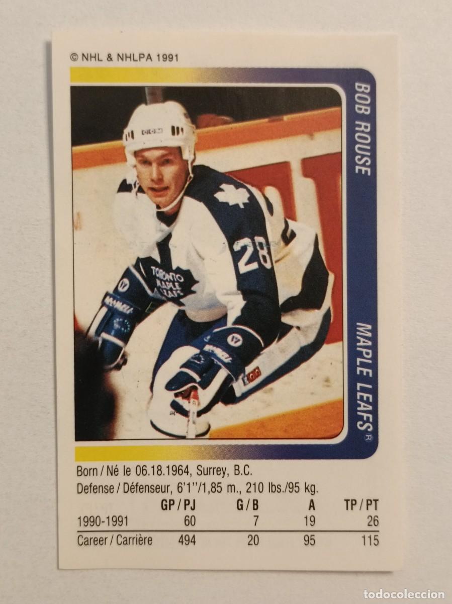Coleccionismo deportivo: #101 BOB ROUSE (TORONTO MAPLE LEAFS) HOCKEY HIELO NHL 91/92 PANINI