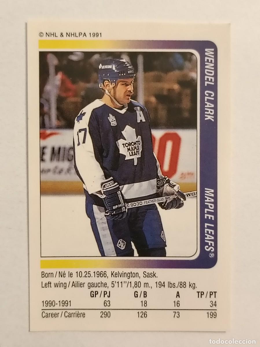 Coleccionismo deportivo: #102 WENDEL CLARK (TORONTO MAPLE LEAFS) HOCKEY HIELO NHL 91/92 PANINI