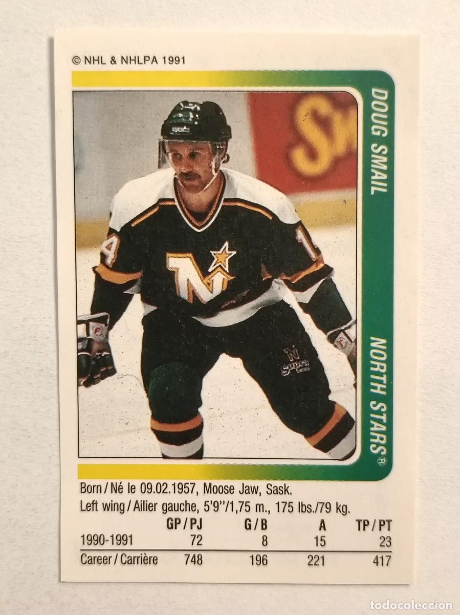 Coleccionismo deportivo: #111 DOUG SMAIL (MINNESOTA NORTH STARS) HOCKEY HIELO NHL 91/92 PANINI