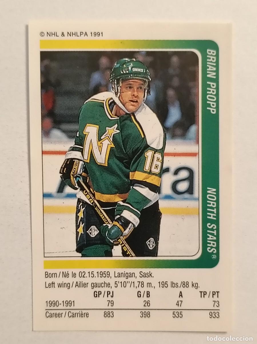Coleccionismo deportivo: #115 BRIAN PROPP (MINNESOTA NORTH STARS) HOCKEY HIELO NHL 91/92 PANINI