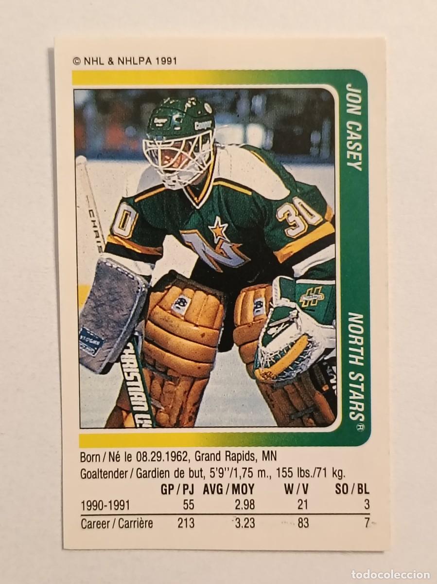 Coleccionismo deportivo: #118 JON CASEY (MINNESOTA NORTH STARS) HOCKEY HIELO NHL 91/92 PANINI