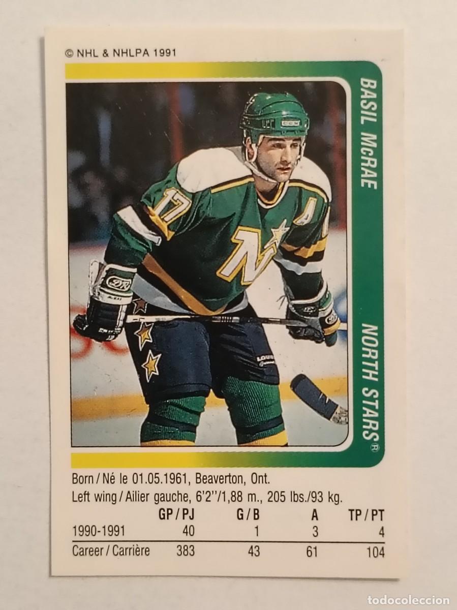 Coleccionismo deportivo: #119 BASIL MCRAE (MINNESOTA NORTH STARS) HOCKEY HIELO NHL 91/92 PANINI