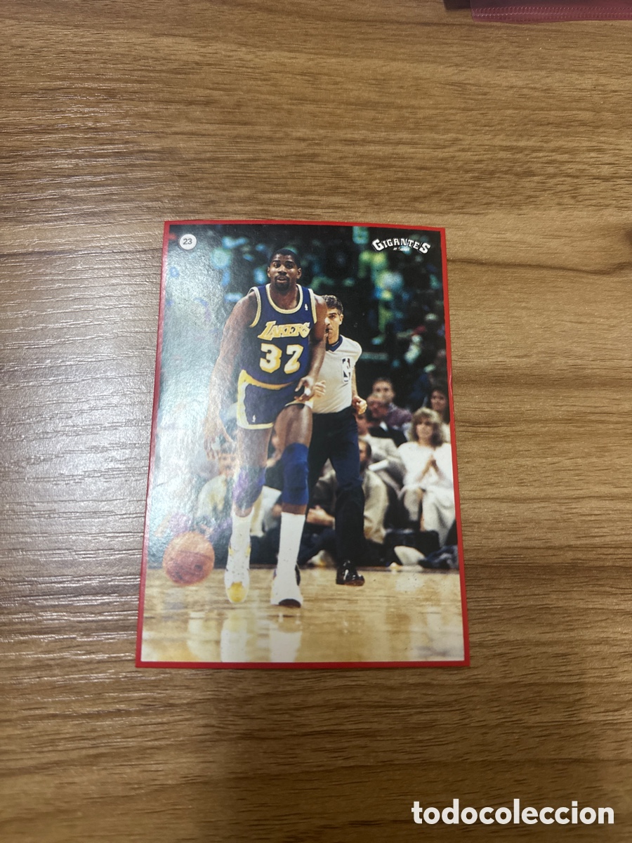 Coleccionismo deportivo: 1987 MAGIC JOHNSON N&ordm; 23 GIGANTES NBA SIN PEGAR