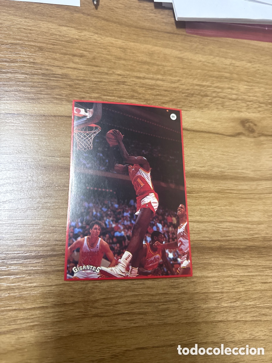 Coleccionismo deportivo: 1987 DOMNIQUE WILKINS N&ordm; 60 GIGANTES NBA SIN PEGAR
