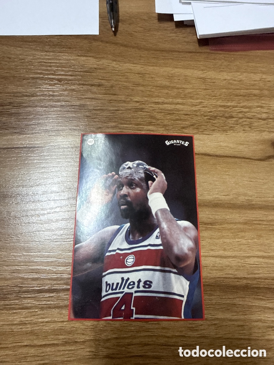 Coleccionismo deportivo: 1987 MOSES MALON N&ordm; 107 GIGANTES NBA SIN PEGAR