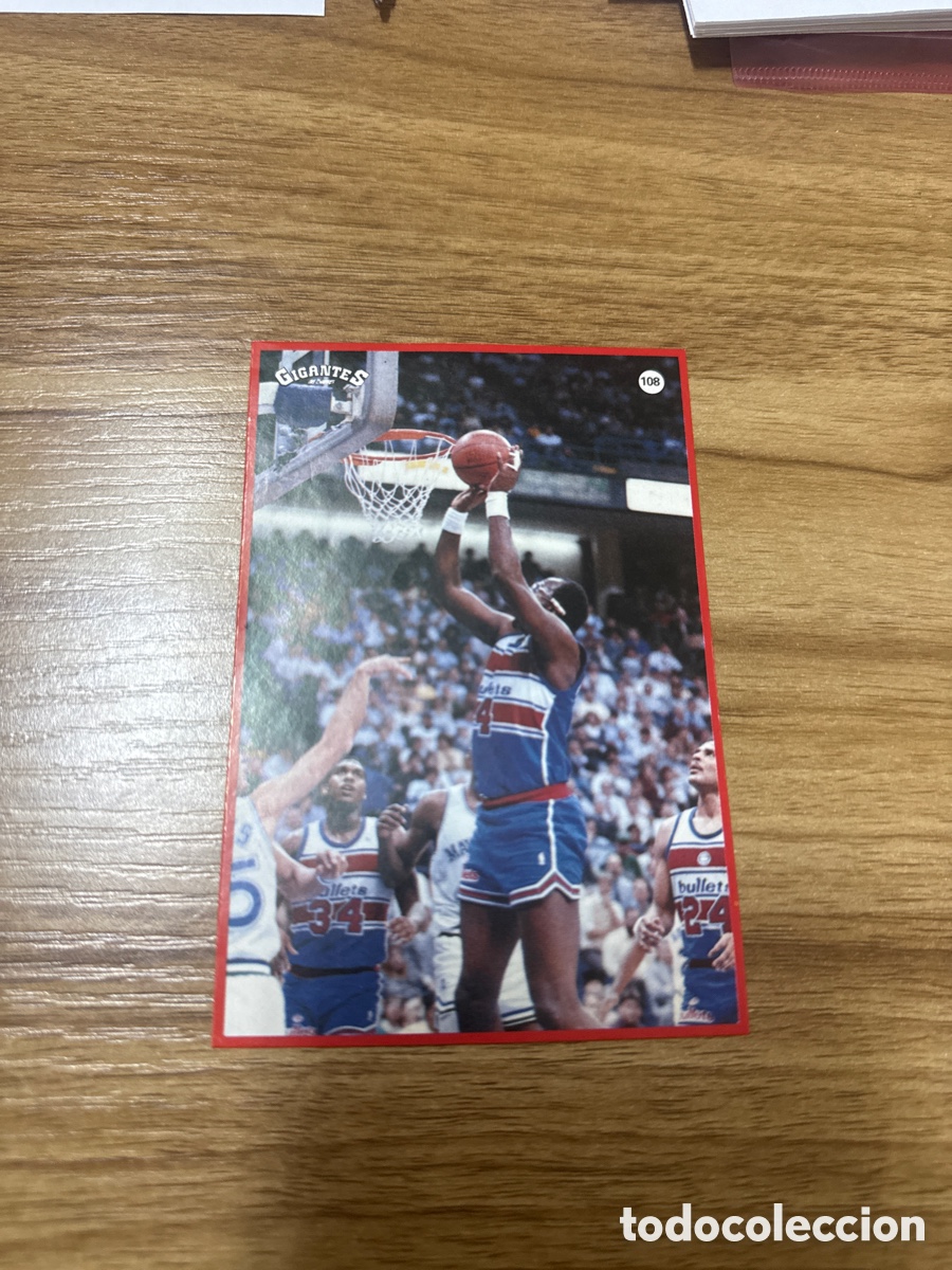Coleccionismo deportivo: 1987 MOSES MALONE N&ordm; 108 GIGANTES NBA SIN PEGAR