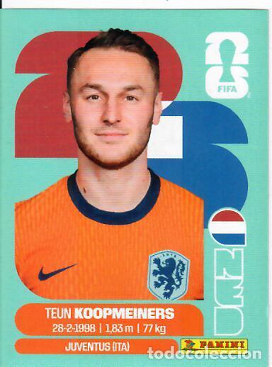 Coleccionismo deportivo: CROMO PANINI MUNDIAL WORLD CUP 2026 - NED12 NED 12 - KOOPMEINERS - PA&Iacute;SES BAJOS