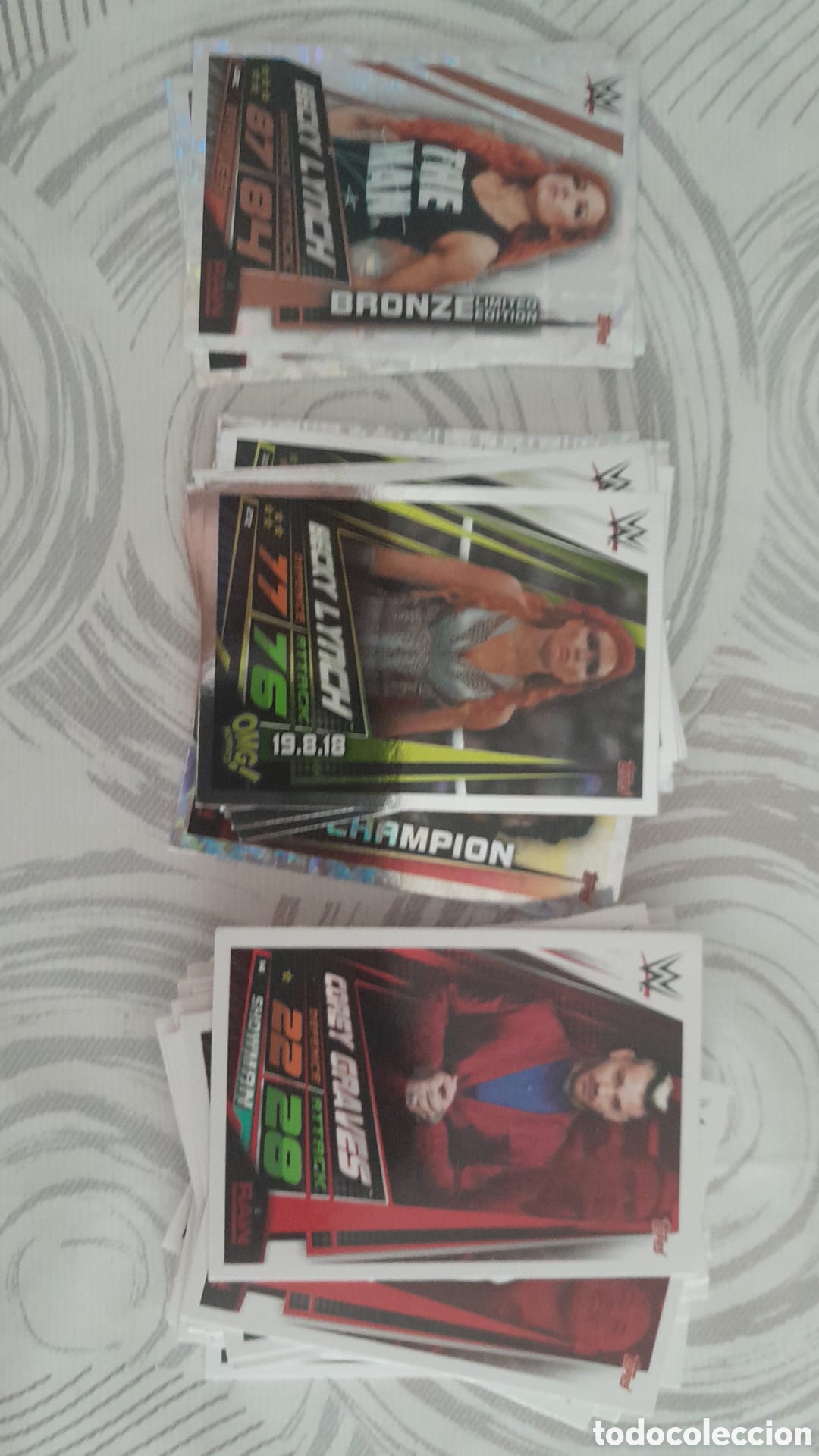 Collectionnisme sportif: Lote wwe slam attax con E.Limitada