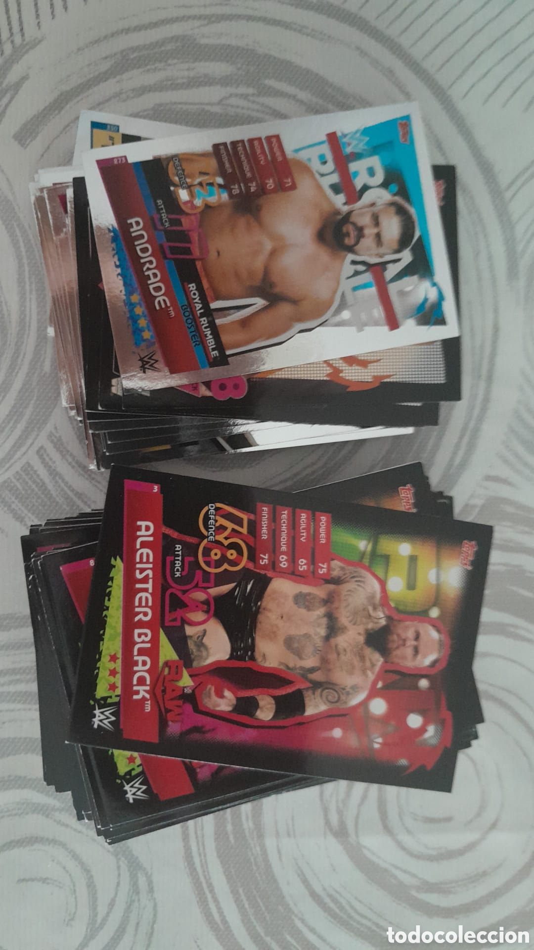 Collectionnisme sportif: Lote wwe colecci&oacute;n slam attax