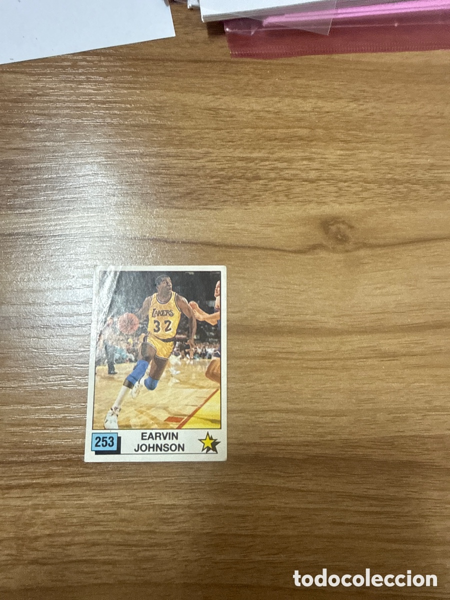 Coleccionismo deportivo: 1990 MAGIC JOHNSON N&ordm; 253 PANINI NBA