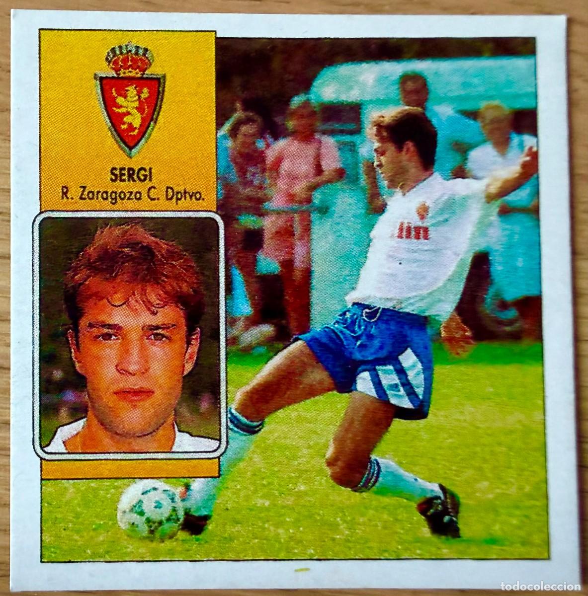 Coleccionismo deportivo: SERGI ZARAGOZA FICHAJE 26 VERSION 92 93 1992 1993 FACSIMIL CARTON NUEVO SIN PEGAR LIGA ESTE (LEER)