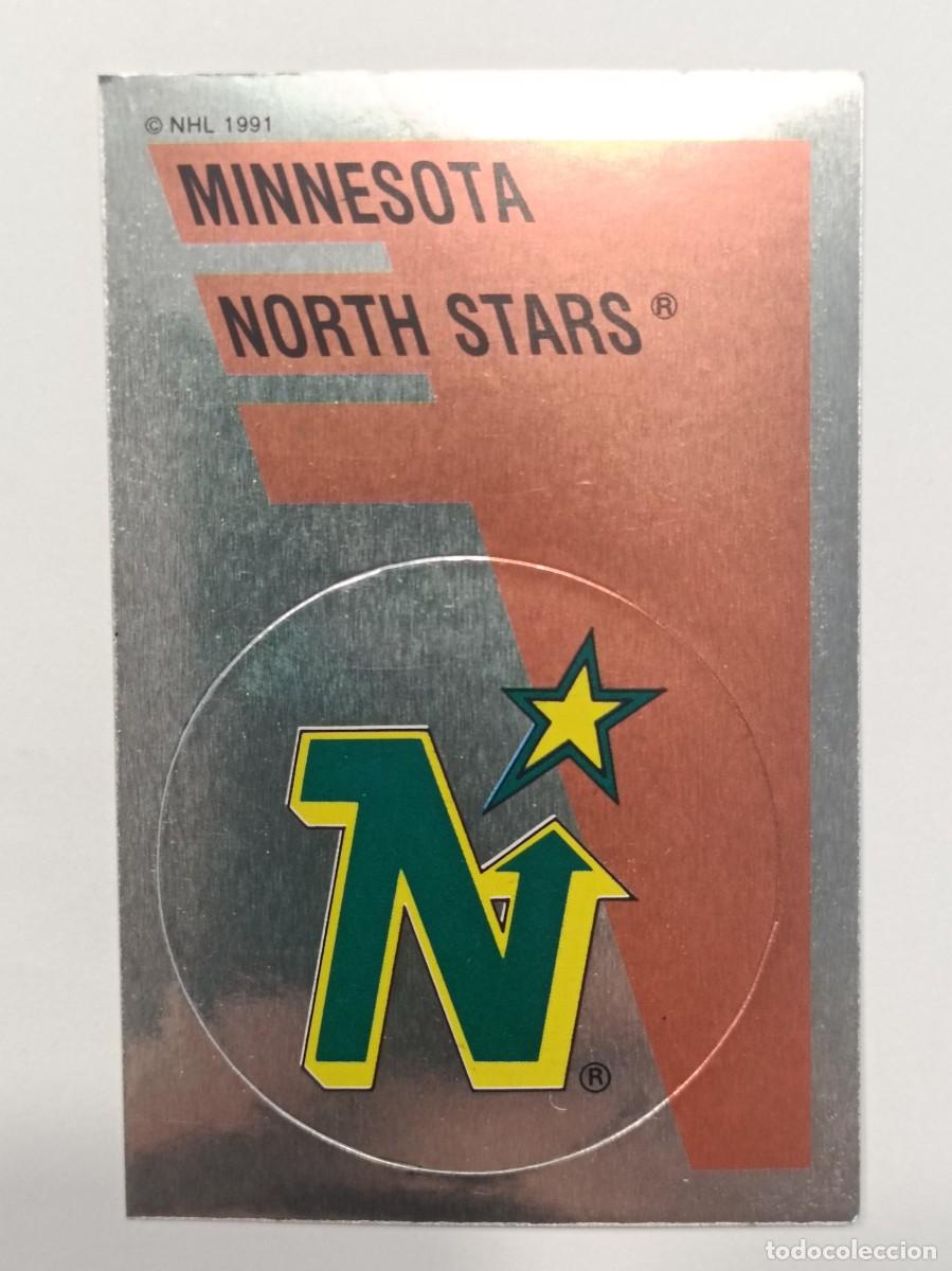Coleccionismo deportivo: #150 ESCUDO (MINNESOTA NORTH STARS) HOCKEY HIELO NHL 91/92 PANINI