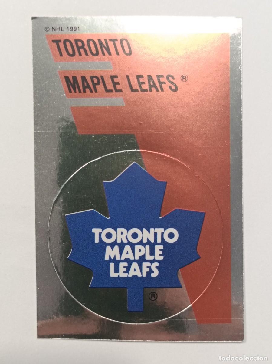 Coleccionismo deportivo: #152 ESCUDO (TORONTO MAPLE LEAFS) HOCKEY HIELO NHL 91/92 PANINI