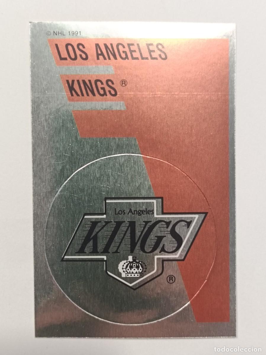 Coleccionismo deportivo: #155 ESCUDO (LOS ANGELES KINGS) HOCKEY HIELO NHL 91/92 PANINI