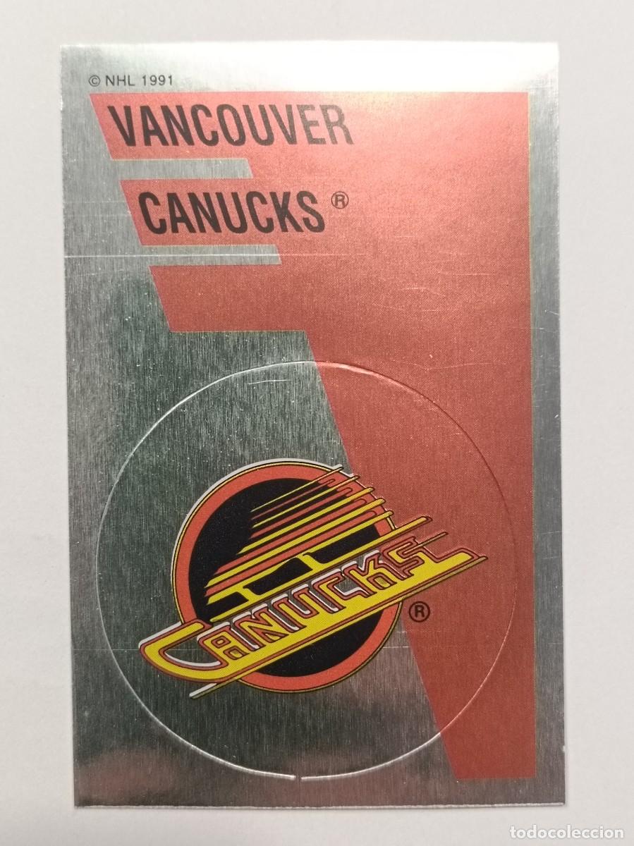 Coleccionismo deportivo: #157 ESCUDO (VANCOUVER CANUCKS) HOCKEY HIELO NHL 91/92 PANINI