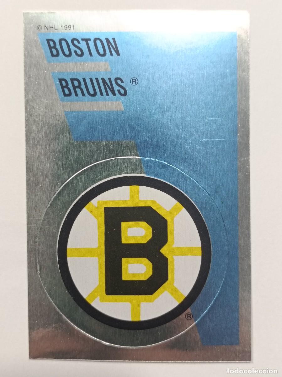 Coleccionismo deportivo: #159 ESCUDO (BOSTON BRUINS) HOCKEY HIELO NHL 91/92 PANINI