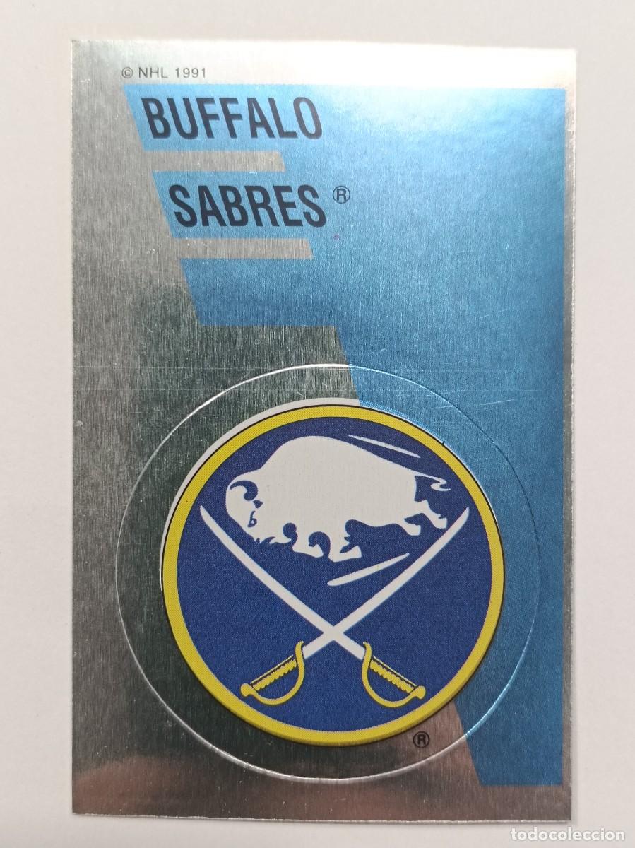 Coleccionismo deportivo: #160 ESCUDO (BUFFALO BRAVES) HOCKEY HIELO NHL 91/92 PANINI