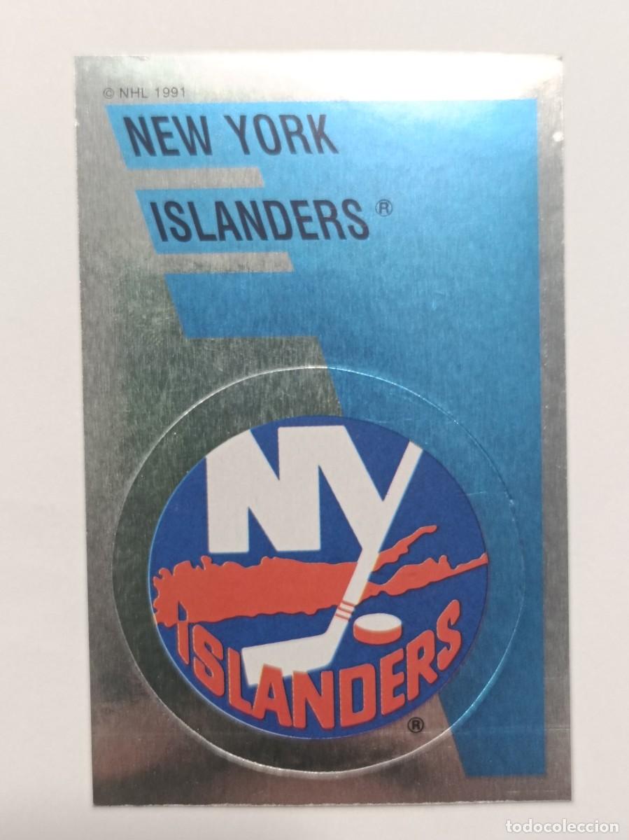 Coleccionismo deportivo: #165 ESCUDO (NEW YORK ISLANDERS) HOCKEY HIELO NHL 91/92 PANINI