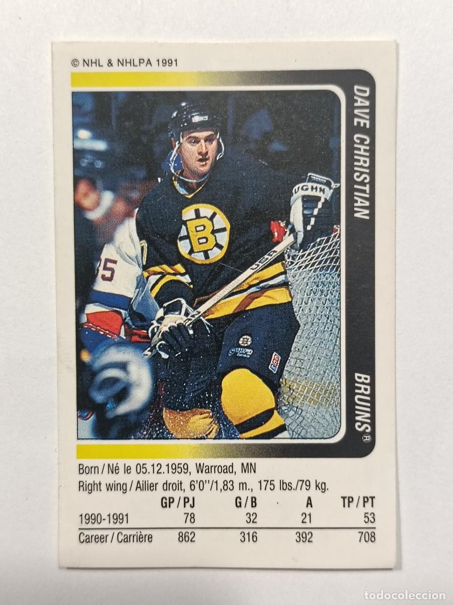 Coleccionismo deportivo: #173 DAVE CHRISTIAN (BOSTON BRUINS) HOCKEY HIELO NHL 91/92 PANINI