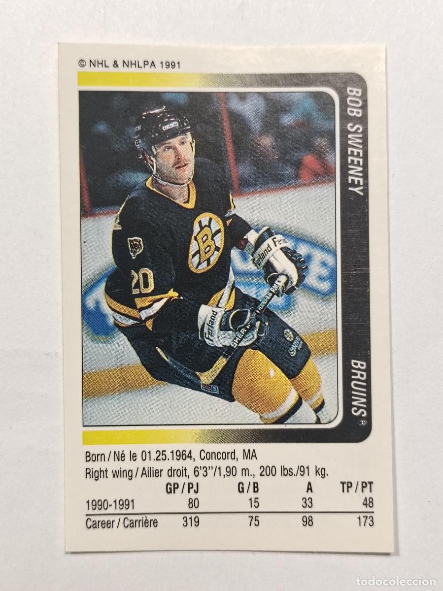 Coleccionismo deportivo: #177 BOB SWEENEY (BOSTON BRUINS) HOCKEY HIELO NHL 91/92 PANINI