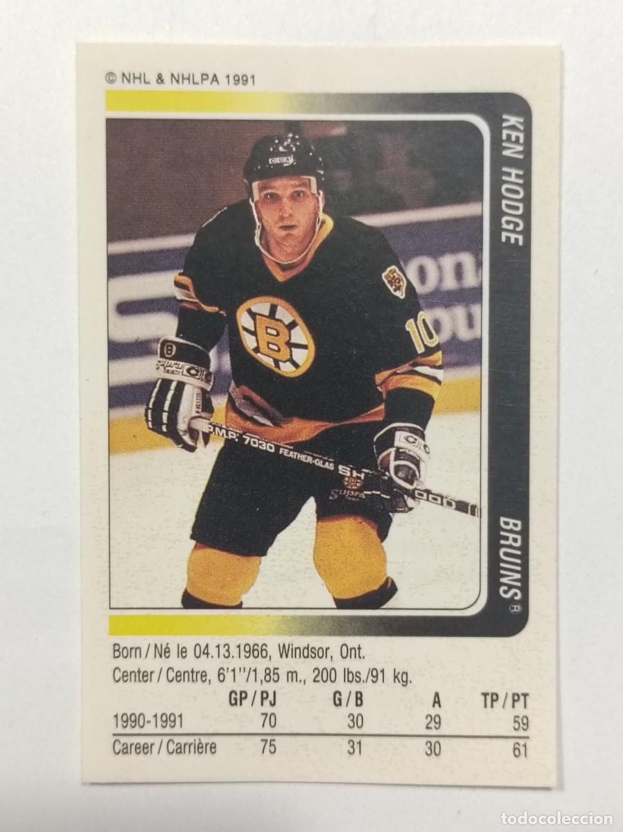 Coleccionismo deportivo: #178 KEN HODGE (BOSTON BRUINS) HOCKEY HIELO NHL 91/92 PANINI