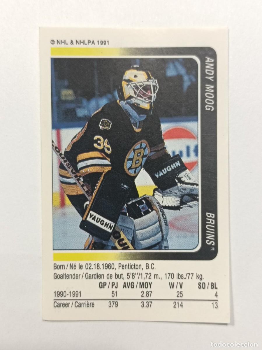 Coleccionismo deportivo: #179 ANDY MOOG (BOSTON BRUINS) HOCKEY HIELO NHL 91/92 PANINI