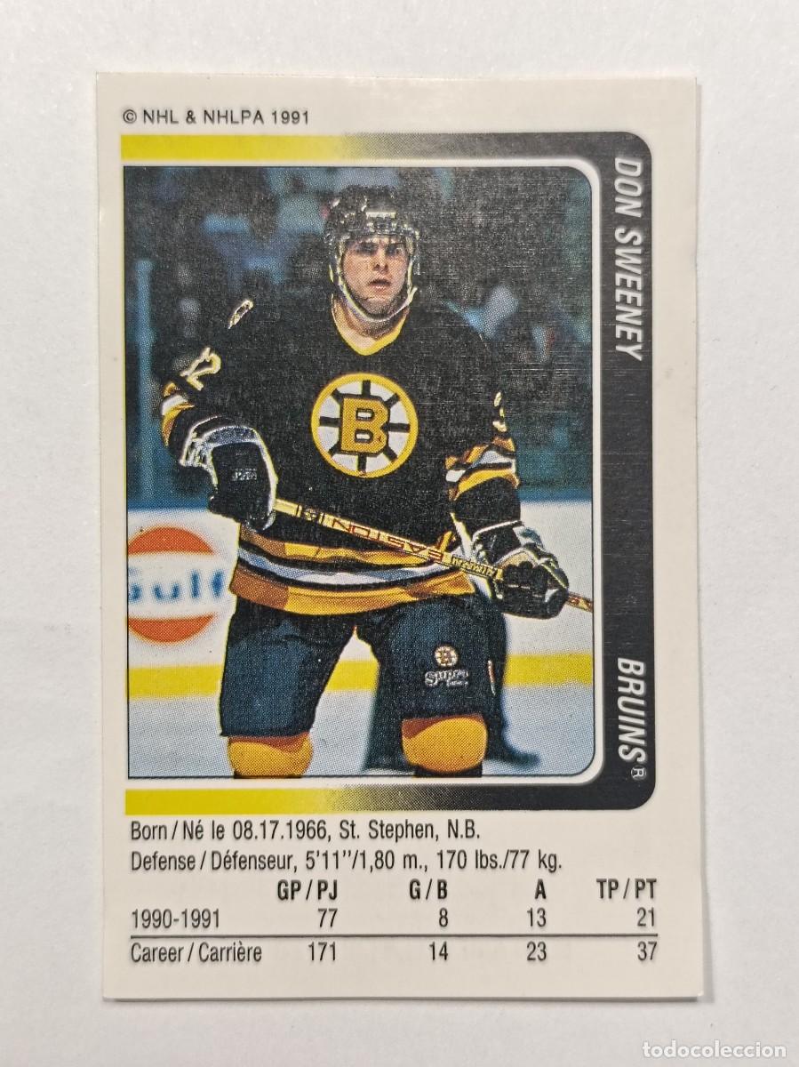 Coleccionismo deportivo: #180 DON SWEENEY (BOSTON BRUINS) HOCKEY HIELO NHL 91/92 PANINI