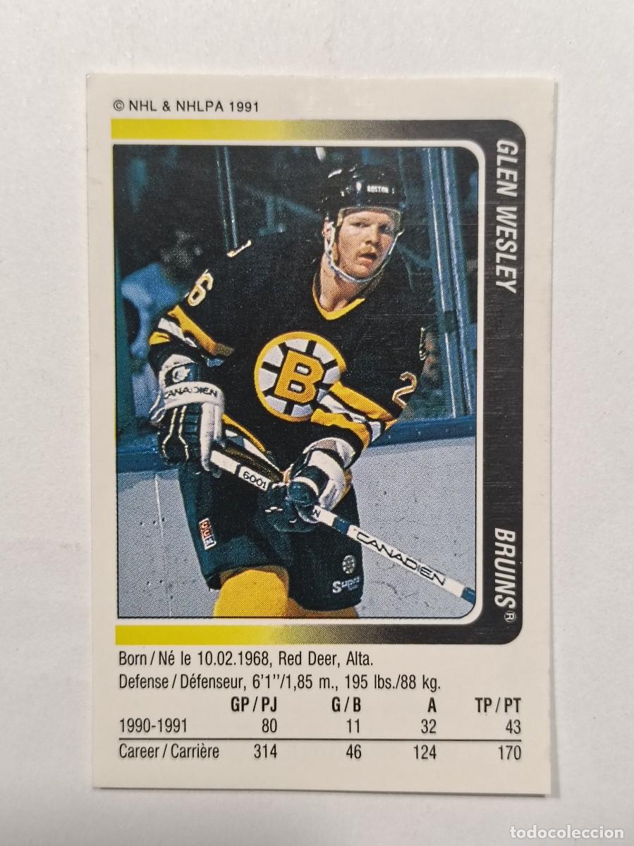 Coleccionismo deportivo: #182 GLEN WESLEY (BOSTON BRUINS) HOCKEY HIELO NHL 91/92 PANINI