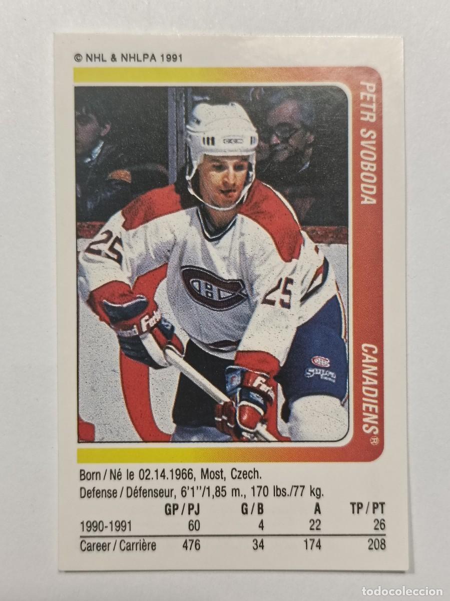Coleccionismo deportivo: #185 PETR SVOBODA (MONTREAL CANADIENS) HOCKEY HIELO NHL 91/92 PANINI
