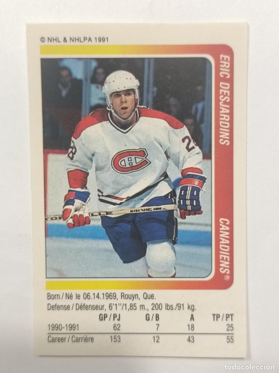 Coleccionismo deportivo: #189 ERIC DESJARDINS (MONTREAL CANADIENS) HOCKEY HIELO NHL 91/92 PANINI