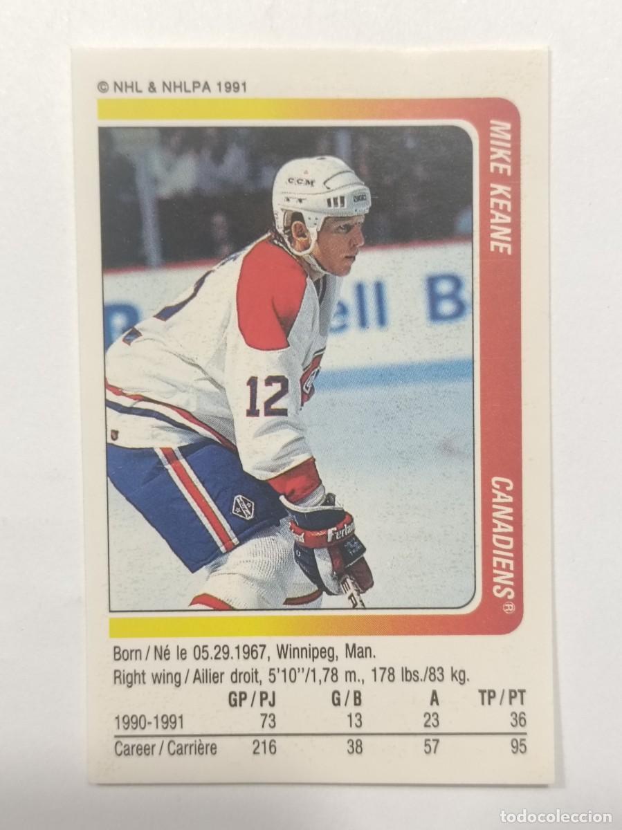 Coleccionismo deportivo: #190 MIKE KEANE (MONTREAL CANADIENS) HOCKEY HIELO NHL 91/92 PANINI
