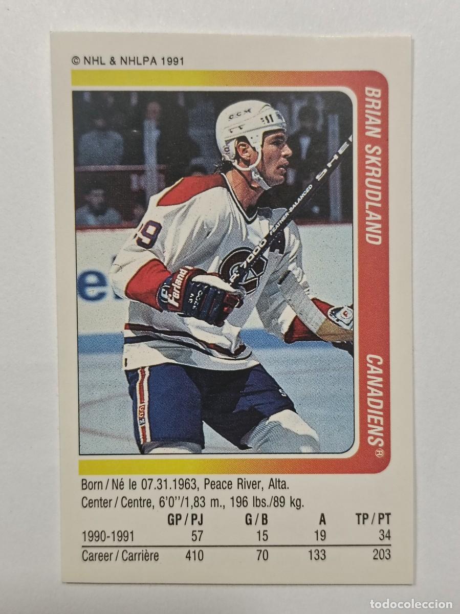 Coleccionismo deportivo: #194 BRIAN SKRUDLAND (MONTREAL CANADIENS) HOCKEY HIELO NHL 91/92 PANINI