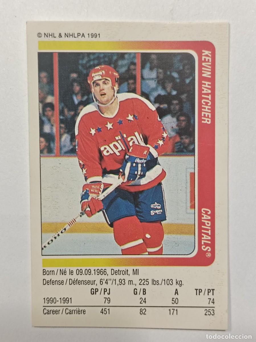 Coleccionismo deportivo: #198 KEVIN HATCHER (WASHINGTON CAPITALS) HOCKEY HIELO NHL 91/92 PANINI