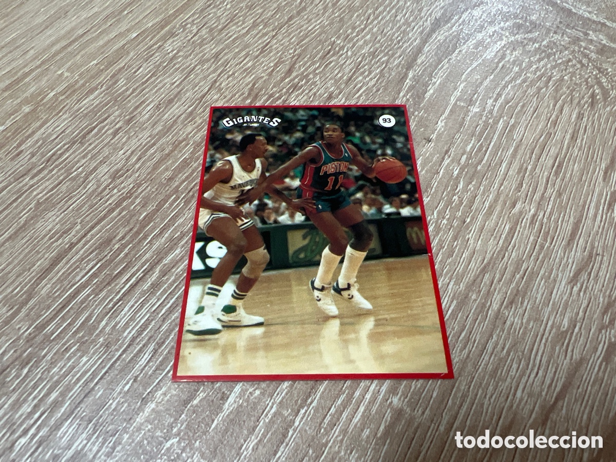 Sports collectibles: 1987 I. THOMAS N&ordm; 93 GIGANTES NBA SIN PEGAR