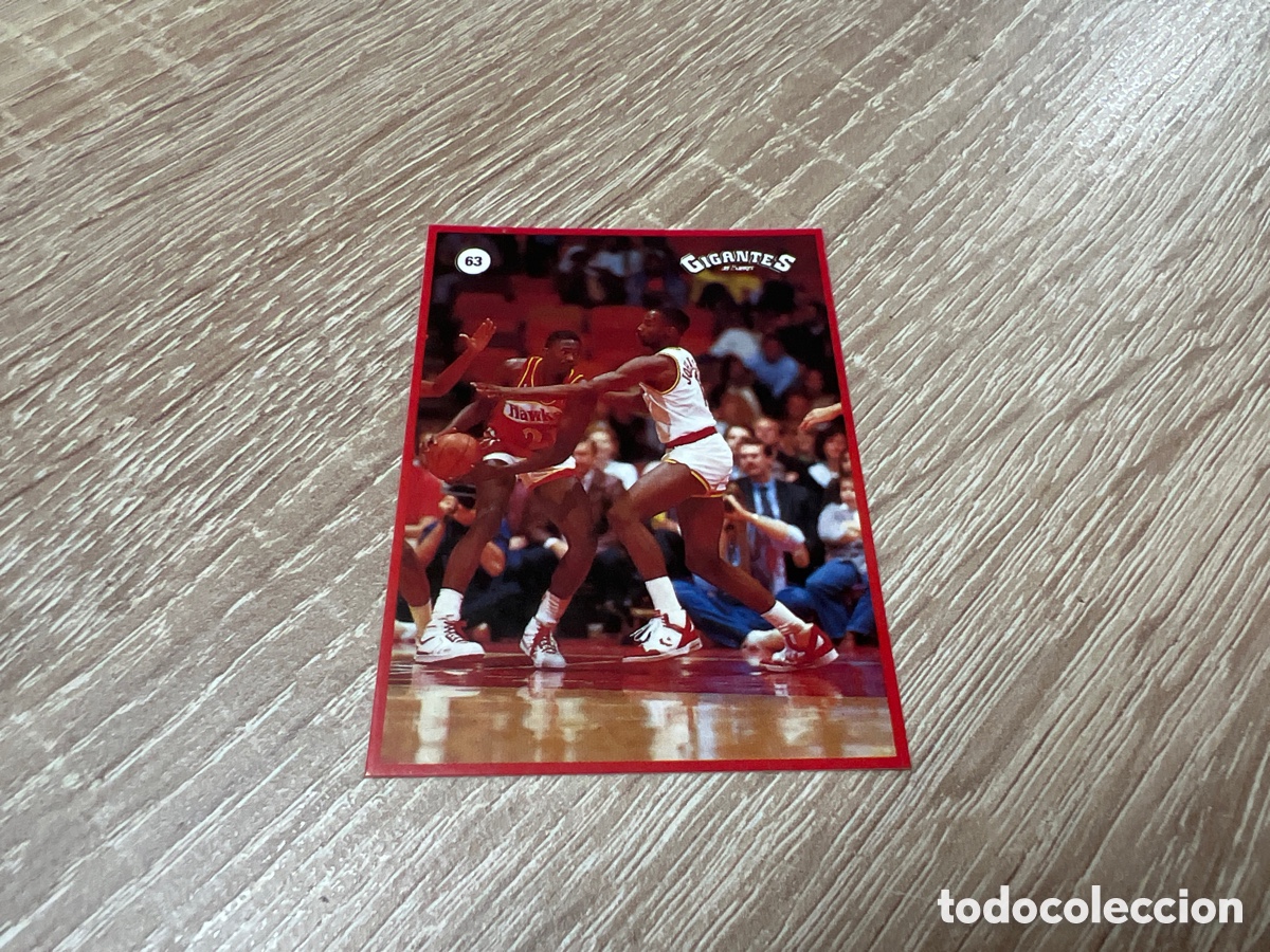 Sports collectibles: 1987 DOMINIQUE WILKINS N&ordm; 63 GIGANTES NBA SIN PEGAR