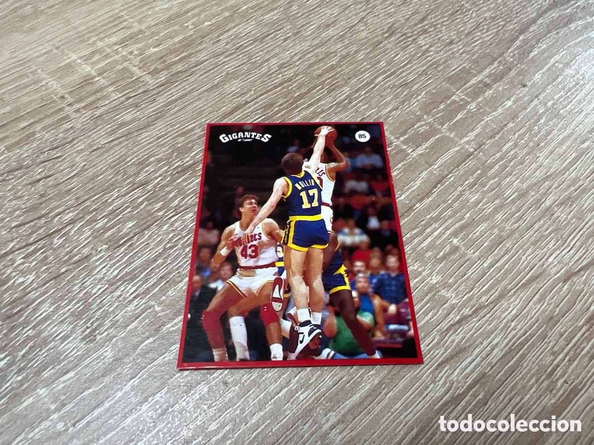 Sports collectibles: 1987 MULLIN N&ordm; 85 GIGANTES NBA SIN PEGAR