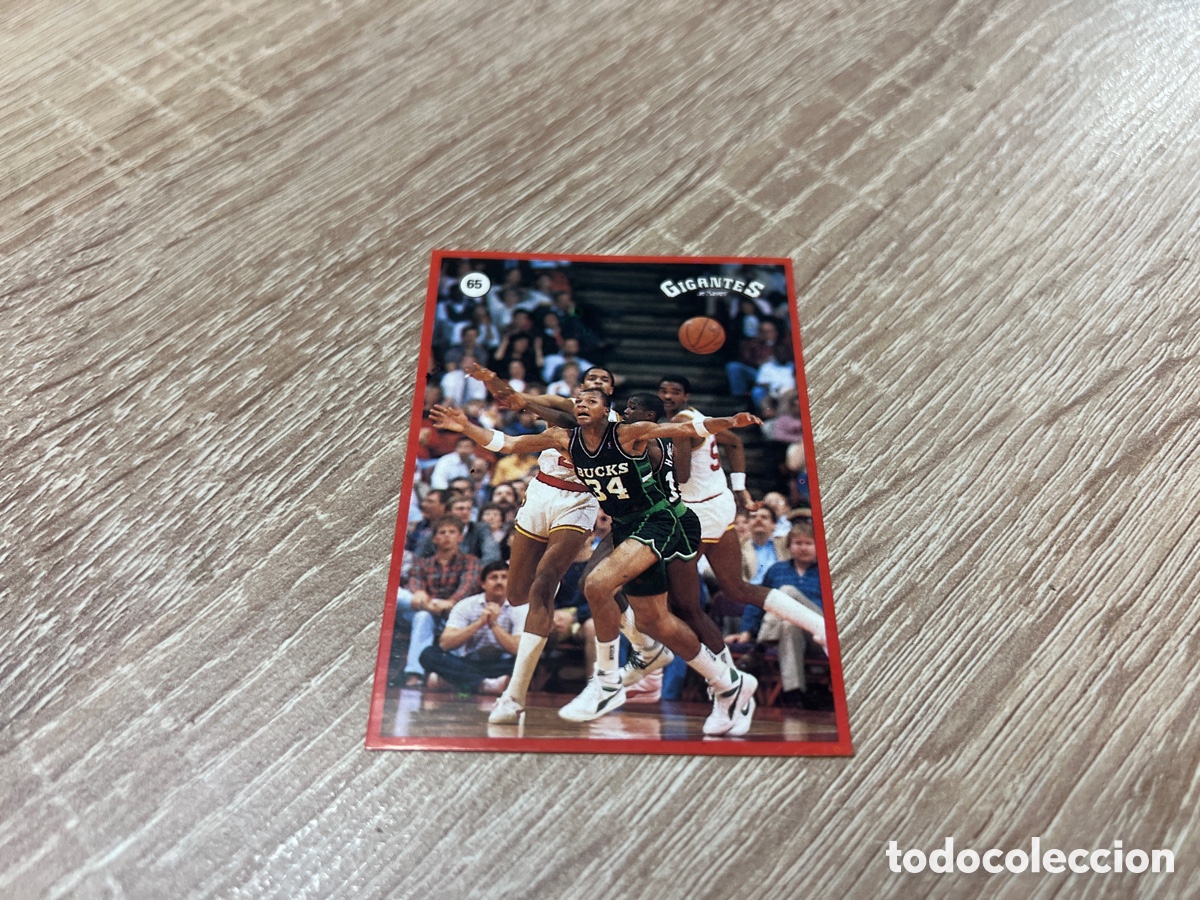 Sports collectibles: 1987 MARK AGUIRRE N&ordm; 65 GIGANTES NBA SIN PEGAR