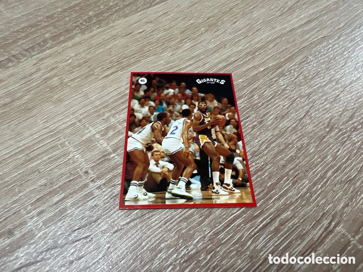 Coleccionismo deportivo: 1987 JAMES WORTHY N&ordm; 45 GIGANTES NBA SIN PEGAR
