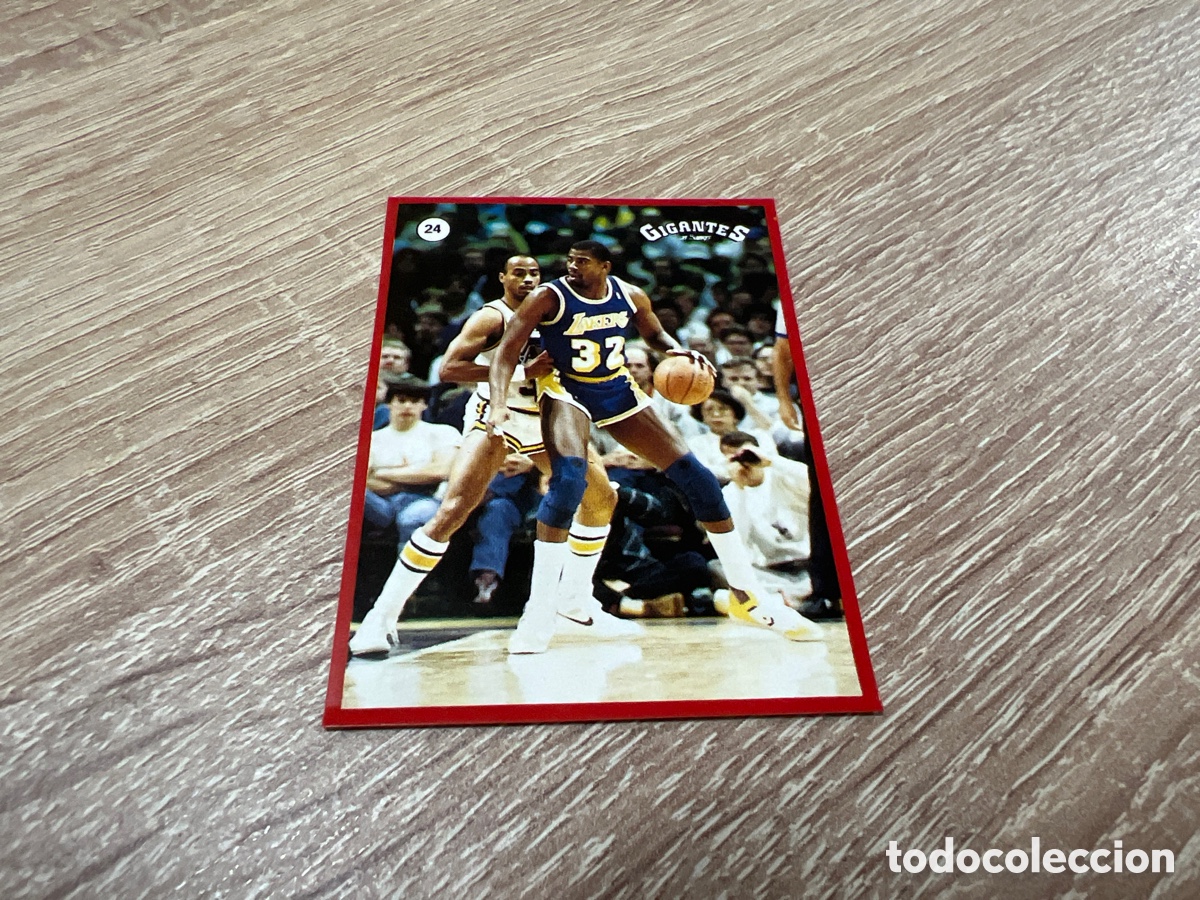 Coleccionismo deportivo: 1987 MAGIC JOHNSON N&ordm; 24 GIGANTES NBA SIN PEGAR