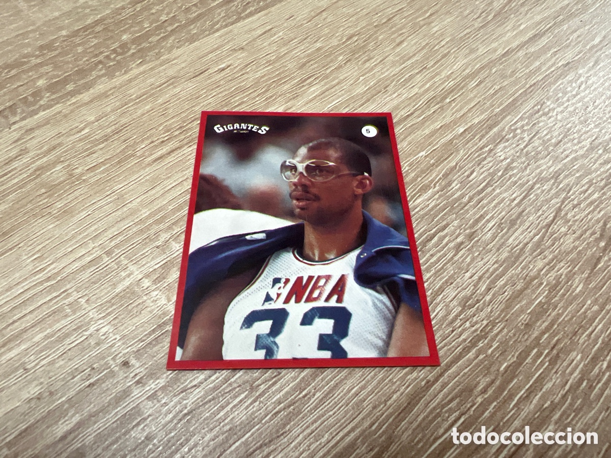 Coleccionismo deportivo: 1987 KAREEM ABDUL JABBAR N&ordm; 5 GIGANTES NBA SIN PEGAR