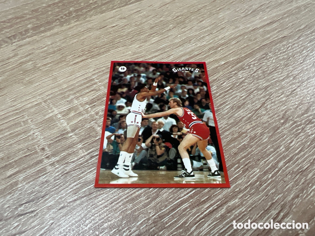 Coleccionismo deportivo: 1987 LARRY BIRD N&ordm; 19 GIGANTES NBA SIN PEGAR